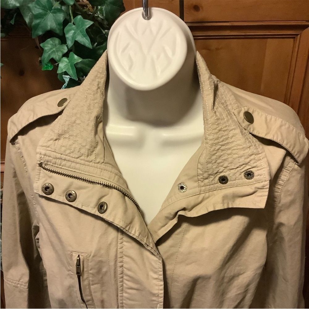 Love Tree Jacket, light weight, cotton, pale pink color, size large - Picture 5 of 7